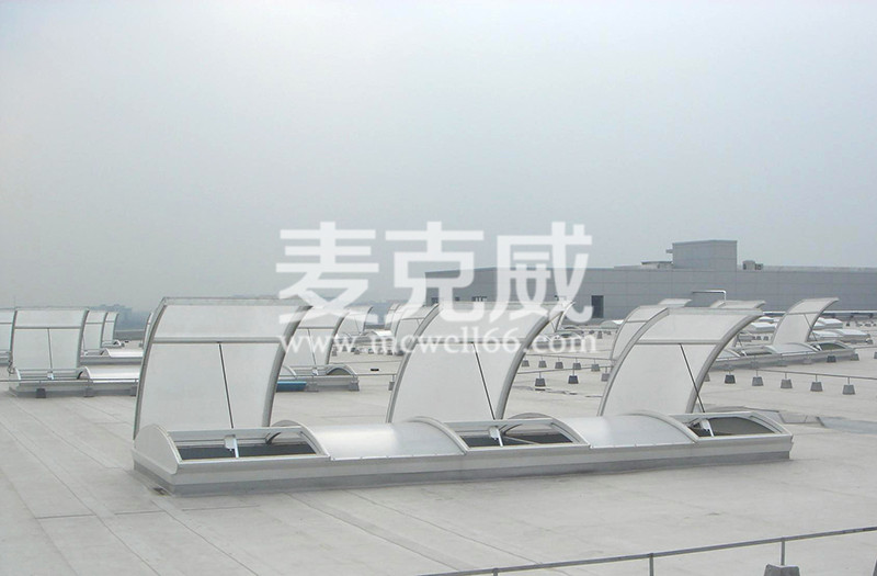 上开式圆拱型电动排烟天窗