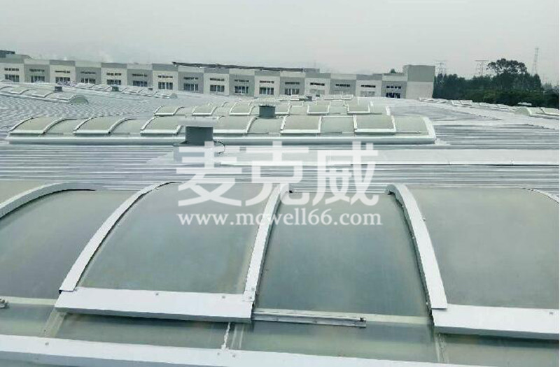 圆拱型电动采光排烟天窗